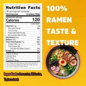 Real Naturals gluten-free ramen noodles yakisoba lo-mein prep suggested