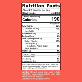 Real Naturals Keto Cookies Butter Coconut labeled pack highlights clean ingredients.