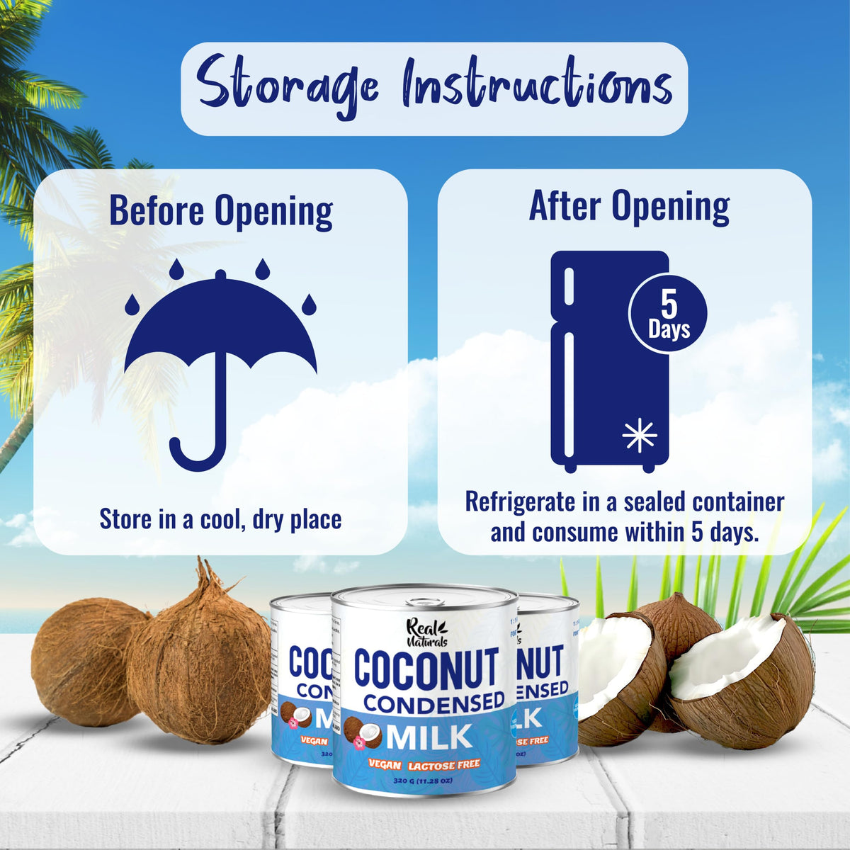 Real Naturals lactose-free coconut milk used as dairy-free creamer