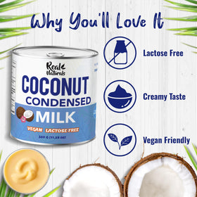 Real Naturals creamy dollop of condensed coconut milk for desserts