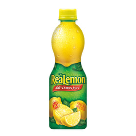 ReaLemon bottle pour action shows quick flavor splash for drinks.