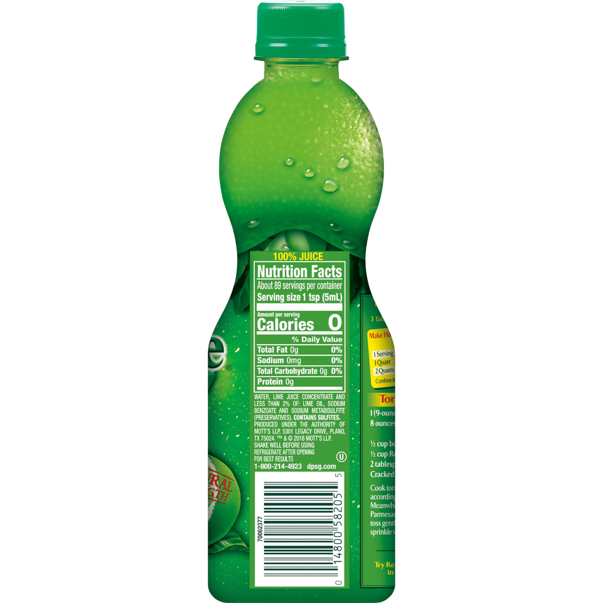 Realime lime juice cocktail mixer in glass for drinks