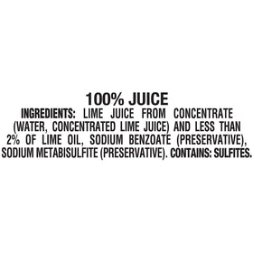 Realime lime juice pour spout simplifies measuring for cocktails and dressings.