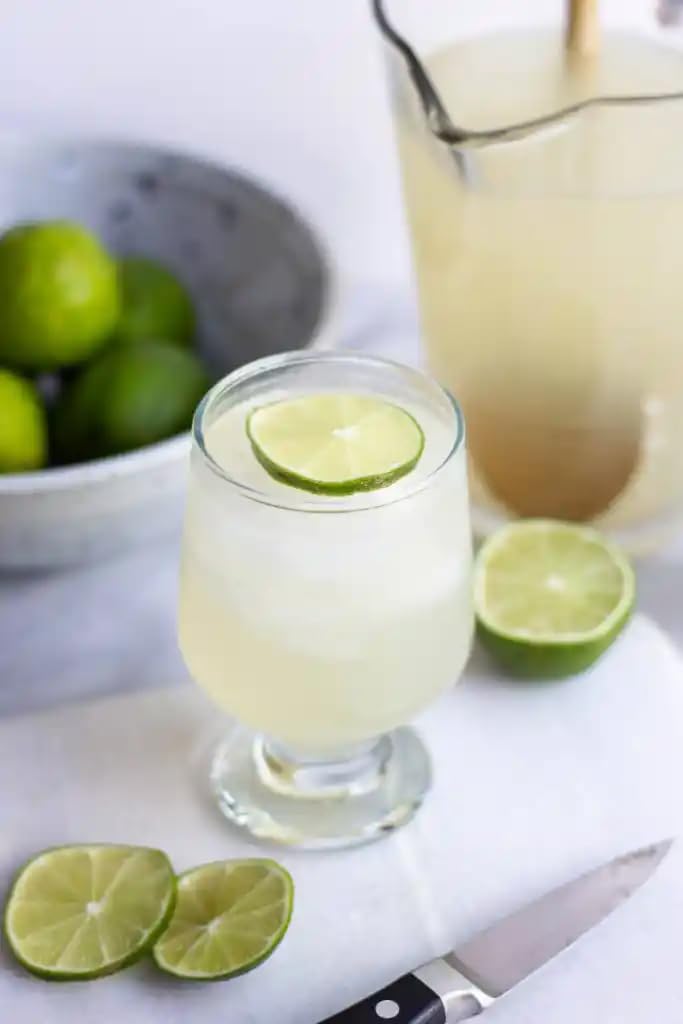 Realime Real Lime Juice label close-up emphasizing purity and ingredients
