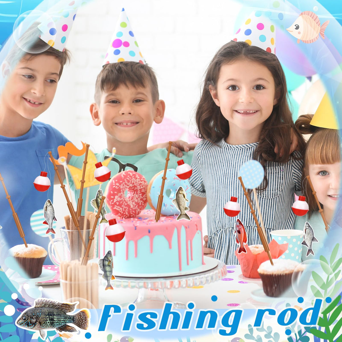 Reallnaive cupcake toppers suit birthdays, baby showers, weddings, and themed events.