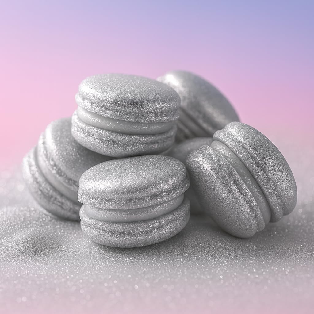 Really Cute Sweets edible silver luster dust bottle ready for shimmering beverages and desserts