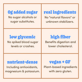 Realsy vegan gluten-free label highlights natural ingredients