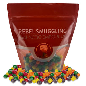 Rebel Smuggling Fruit Sours assorted flavors image highlighting variety for candy lovers.