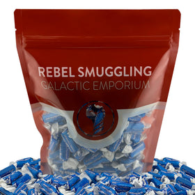 Rebel Smuggling Vanilla Midgees blue color candy ideal for party buffets