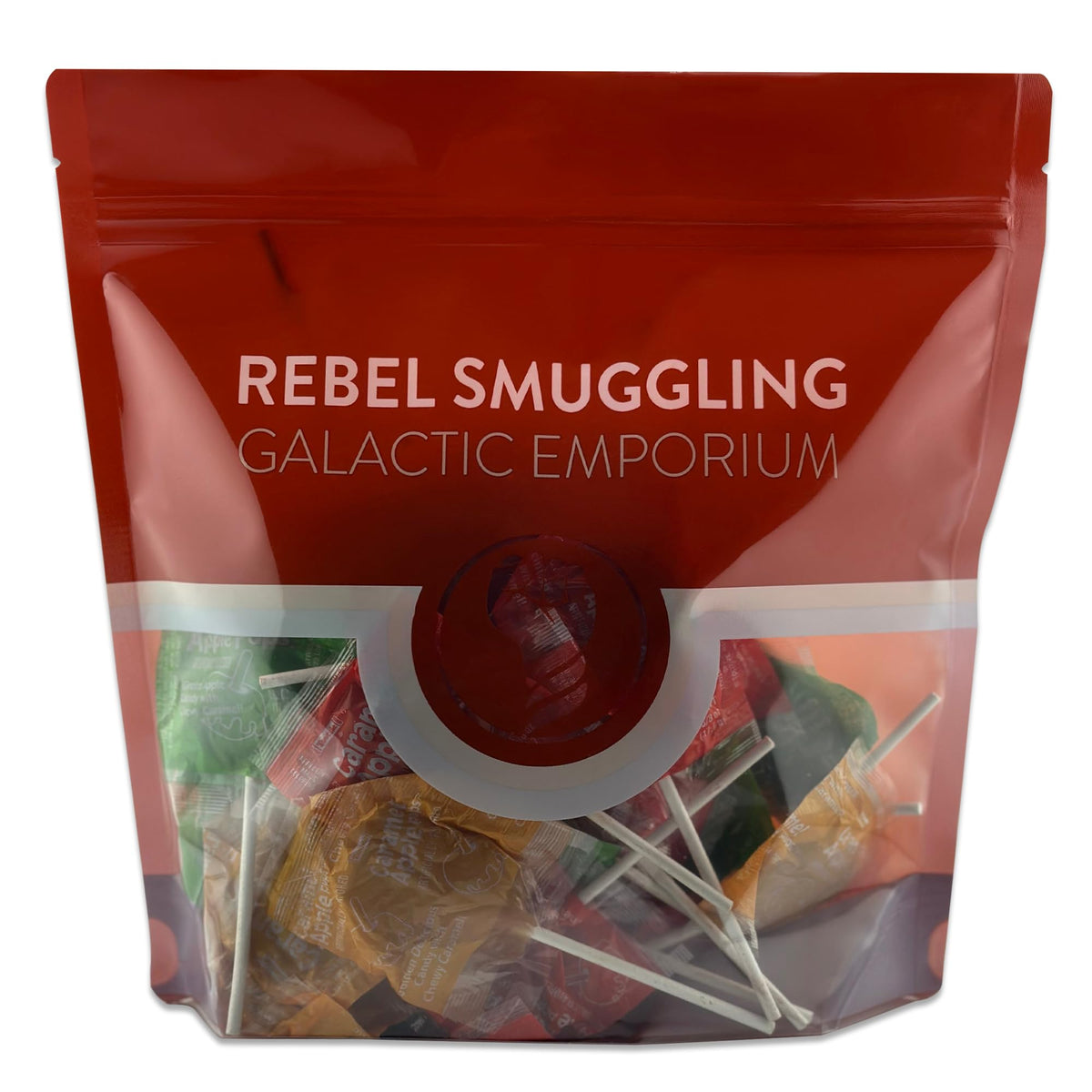 Rebel Smuggling Galactic Emporium trick or treat candy bulk bag for Halloween sharing