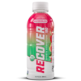 RECOVER 180 5 percent coconut water on bottle label