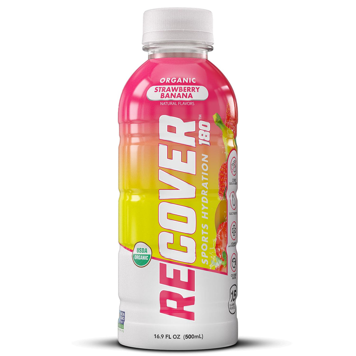 RECOVER 180 no artificial sweeteners for clean hydration