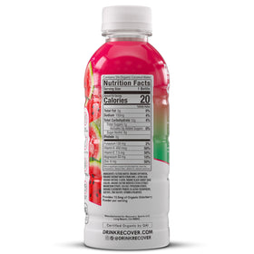 RECOVER 180 12-pack on shelf signals convenient no-sugar hydration option