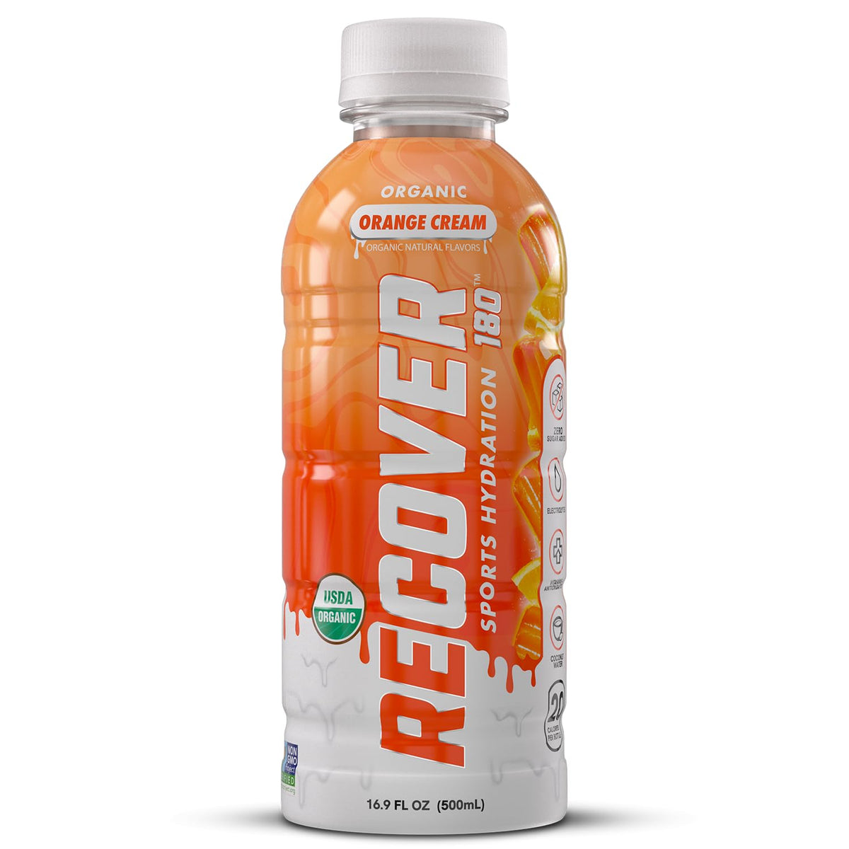 RECOVER 180 vitamins and antioxidants listed on label
