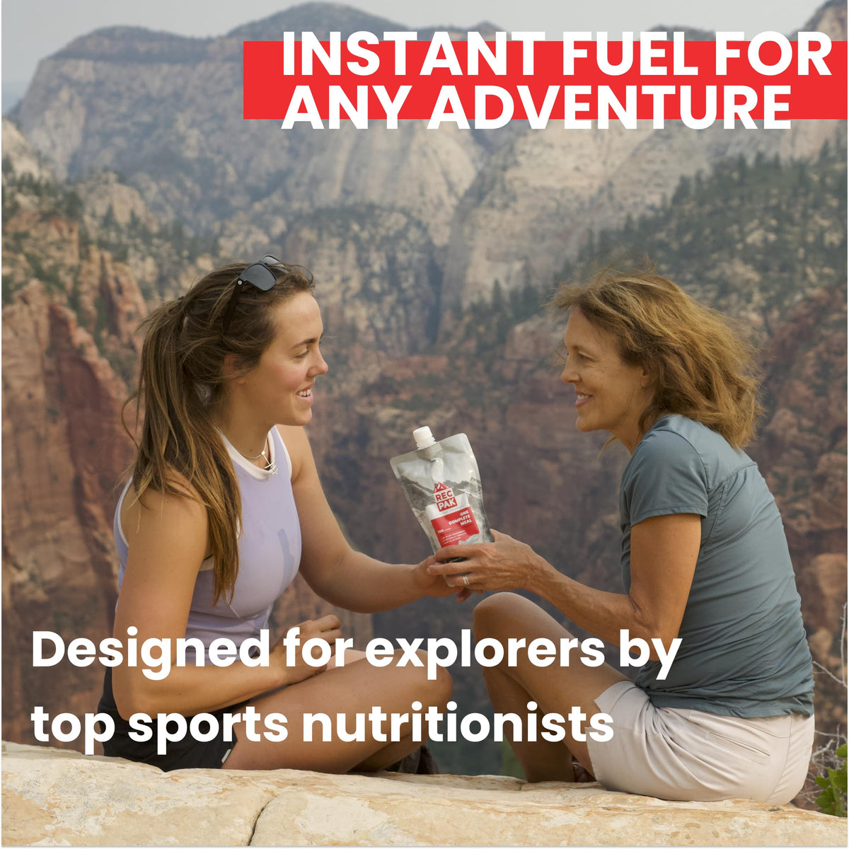 RecPak durable weather-resistant pack illustrates reliable nourishment in any condition