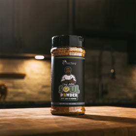 recteq Chef John's Soul Powder vegetables sizzle with lemon pepper spice and Southern flair.