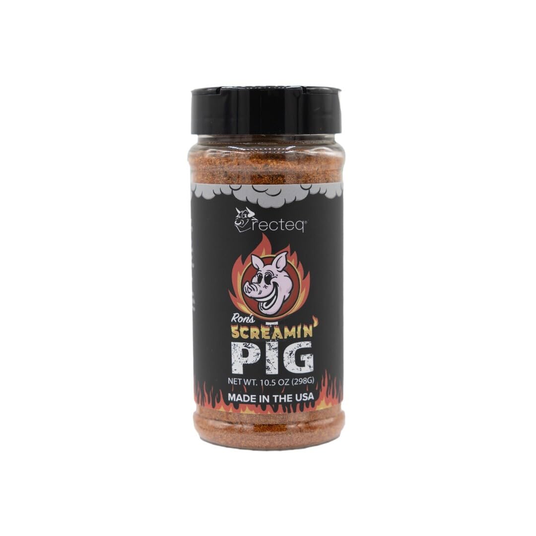 recteq Ron's Screamin' Pig rub packaging display in store