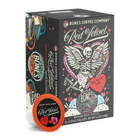 Recyclable pods support eco-friendly sipping of Red Velvet at home.