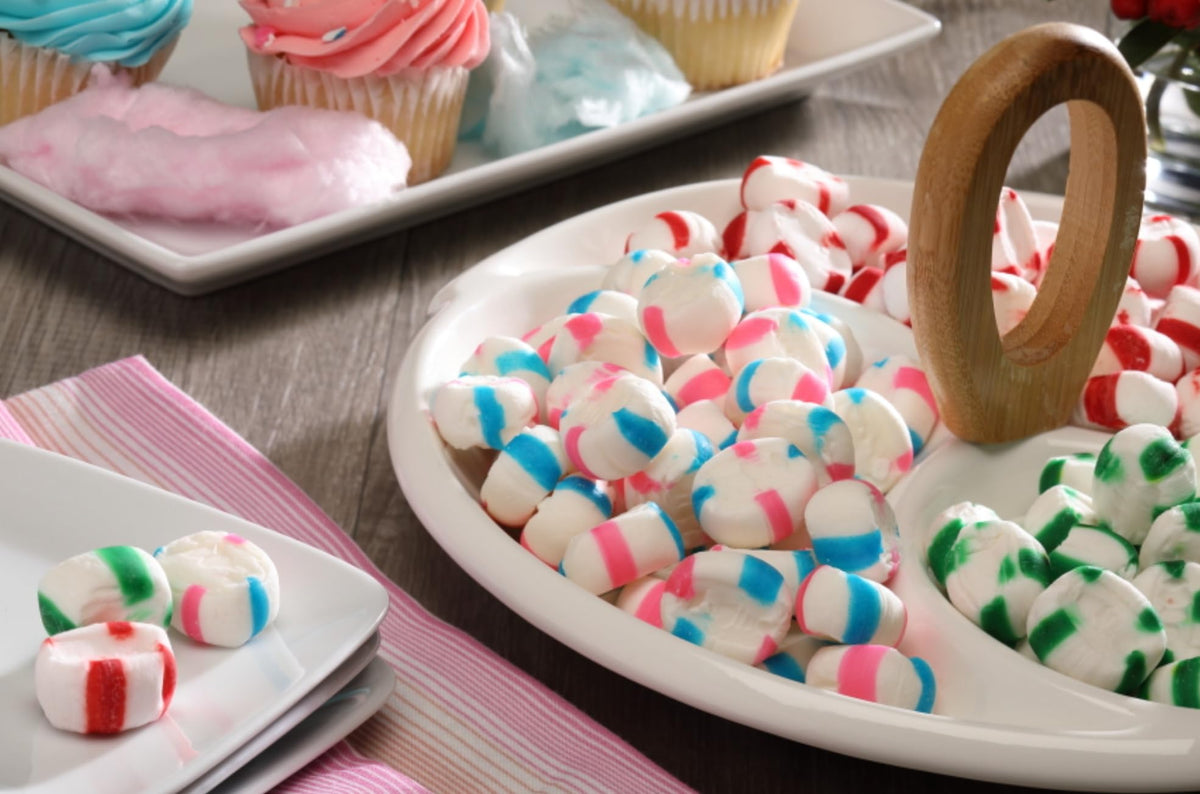 Red Bird puffs used as a classroom treat with allergen-conscious options.