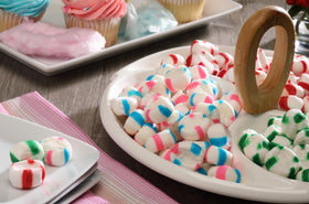 Red Bird puffs used as a classroom treat with allergen-conscious options.