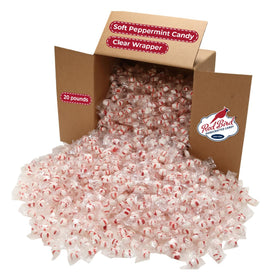 Red Bird Soft Peppermint Candy with clear wrap highlights fresh peppermint flavor for sharing