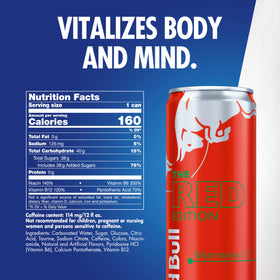 Red Bull can showing 114 mg caffeine label for quick alertness