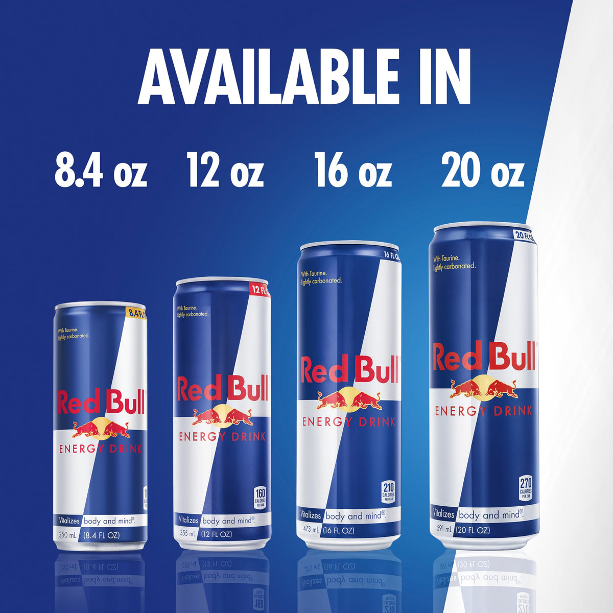 Red Bull 24-pack box image communicates bulk purchase