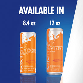 Twelve-pack Red Bull Amber Edition for office or gym use