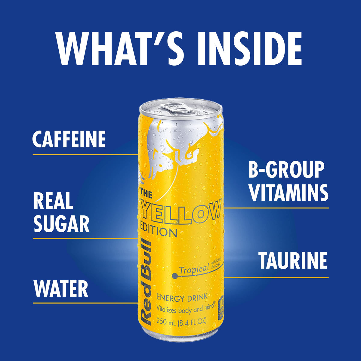 Red Bull Amber Edition can, bold amber taste for on-the-go energy