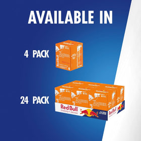 Red Bull Amber Edition display featuring a 24-pack.
