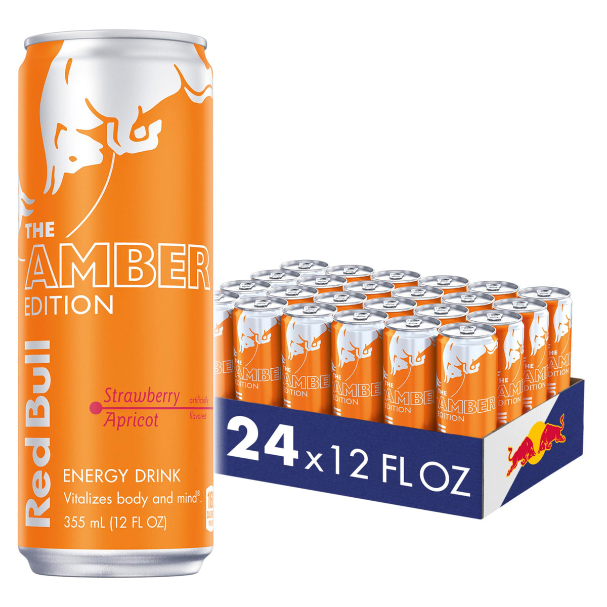 Red Bull Amber Edition Strawberry Apricot can for an energizing workout