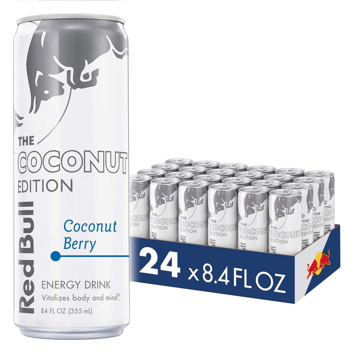Red Bull Coconut Berry edition can for on-the-go energy and focus.