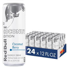 Red Bull Coconut Edition Coconut Berry can front boosts focus for busy days