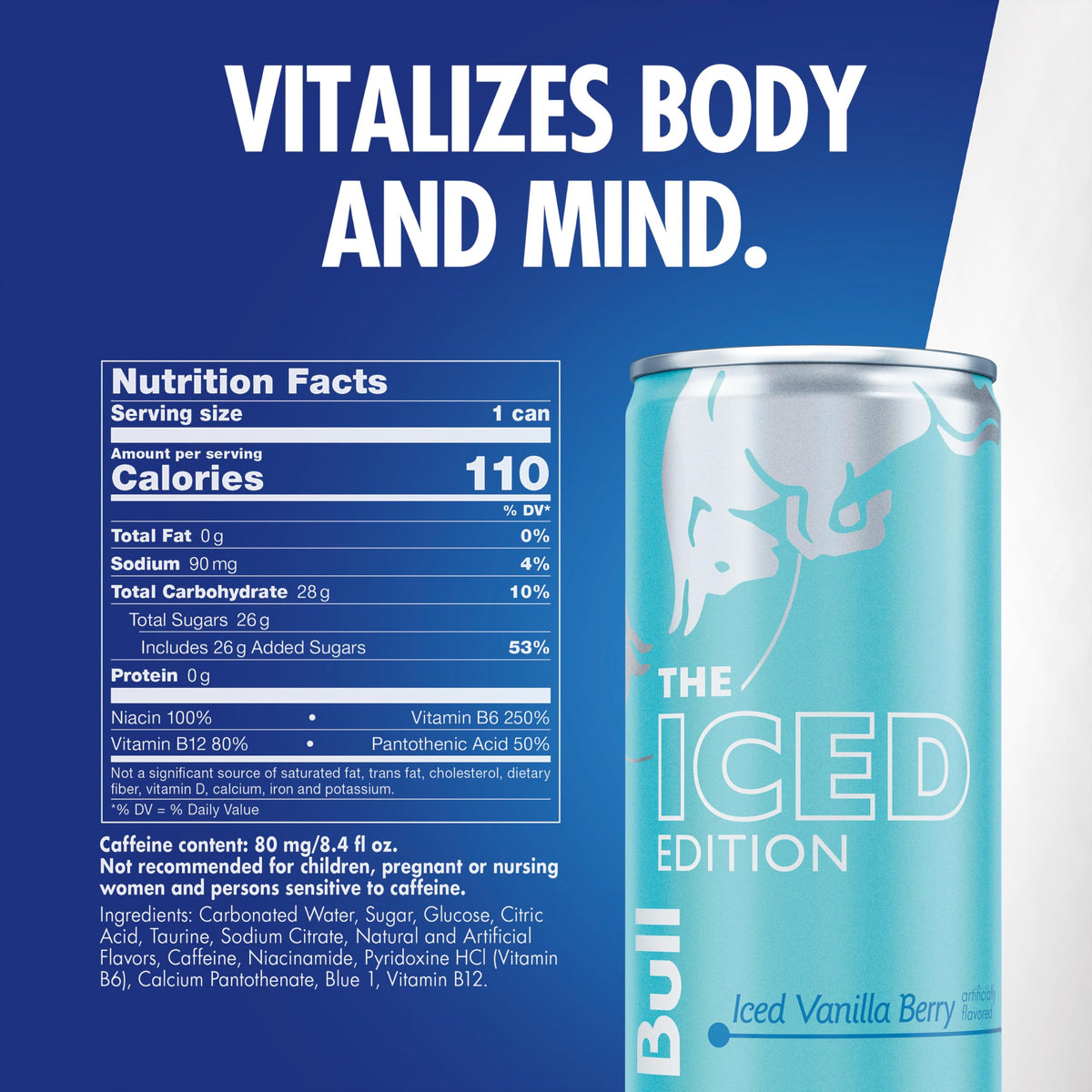 Pouring Red Bull Iced Vanilla Berry signals a quick energy boost for study or work