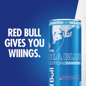 Red Bull pack-4-can display, convenient multipack for events and gym sessions