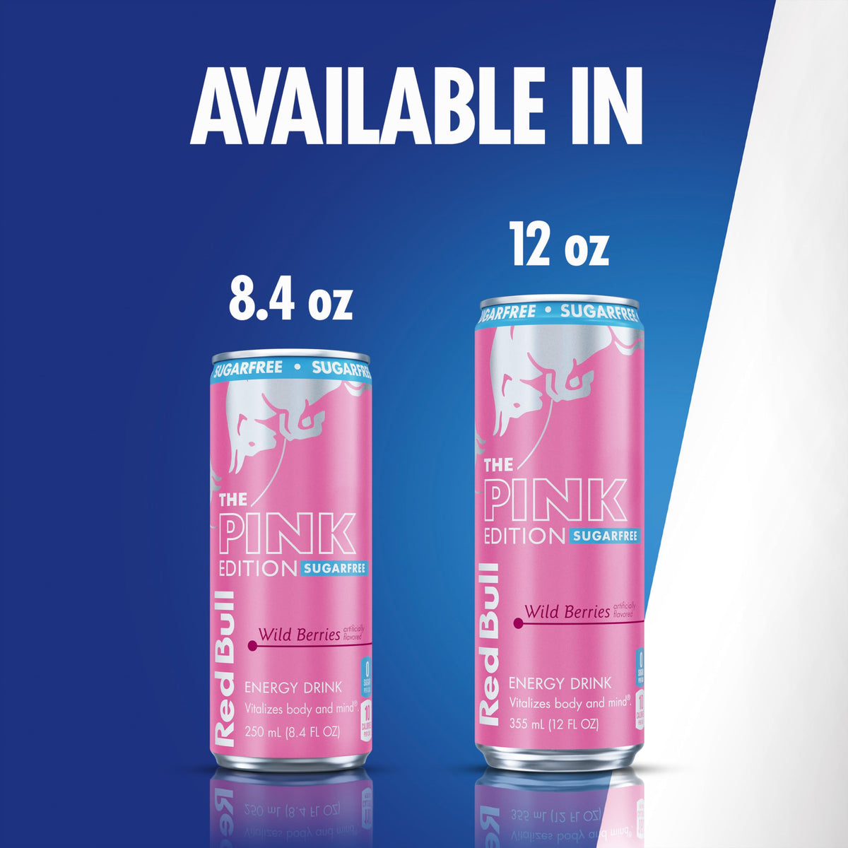 Recycling symbol on Red Bull Pink Edition aluminum can