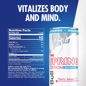 Red Bull Cherry Sakura 24‑pack displayed for on‑the‑go fueling