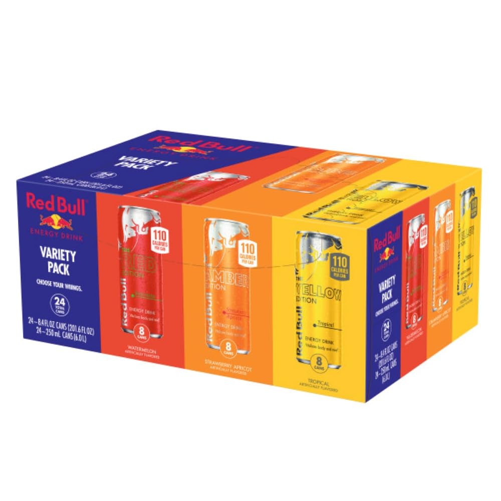Red Bull Watermelon can, refreshing energy boost for workouts and study sessions