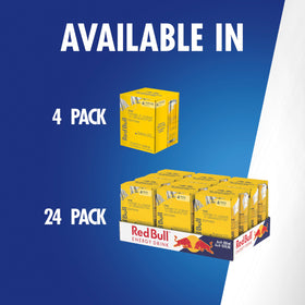 Red Bull Yellow Edition Tropical kitchen counter ready to serve