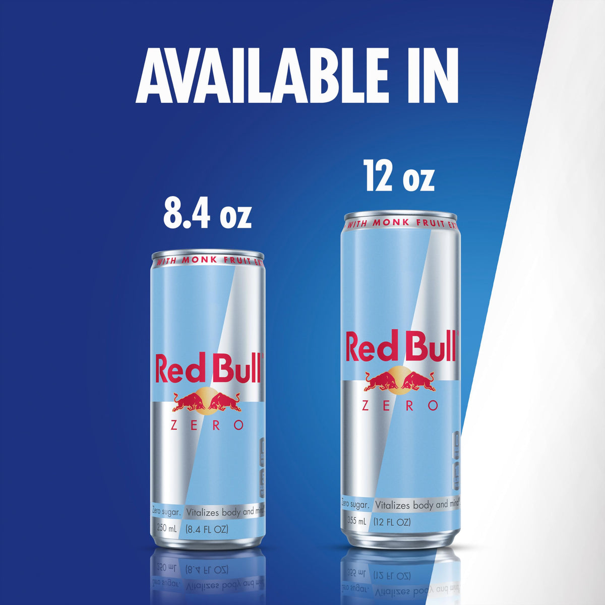 Red Bull Zero with B vitamins supports energy metabolism
