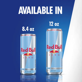 Red Bull Zero energy recyclable aluminum can underscores sustainability