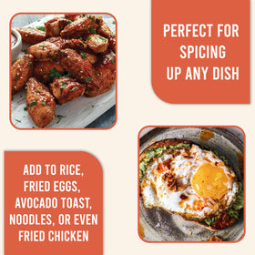 Red Clay Chili Crisp shallots Fresno mix adds vibrant heat and color