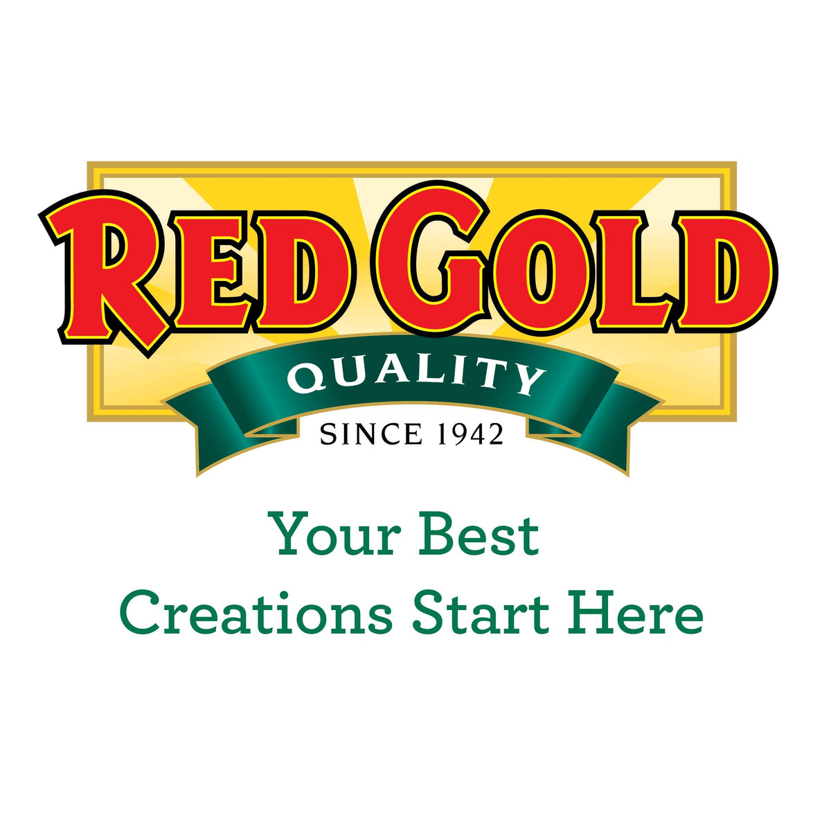 Red Gold ketchup on burgers and hot dogs for tasty toppings.