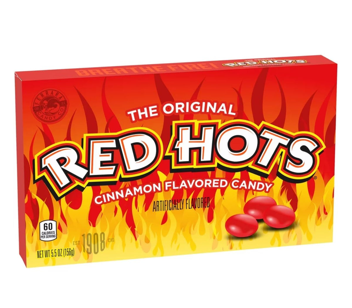 Red Hot Cinnamon Hard Candy ideal for sharing at gatherings.