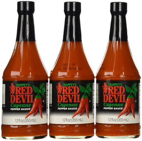 Red Hot Devil hot sauce bottle front view for bold flavor boost