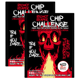 Red Hot Reaper chip challenge 2-pack for bold heat and challenge videos.