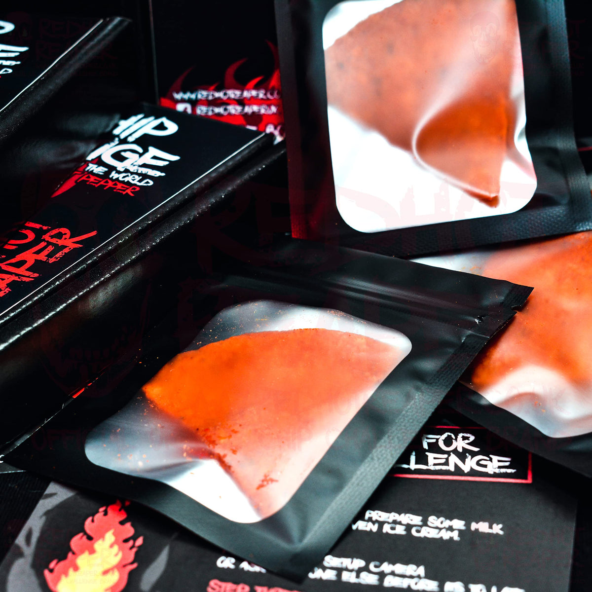 Red Hot Reaper Face the Reaper chip signals extreme spice.