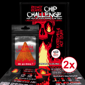 Red Hot Reaper packaging-display emphasizes bold branding and shelf appeal.