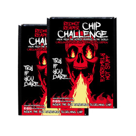Red Hot Reaper two-pack chip challenge pack for heat seekers.
