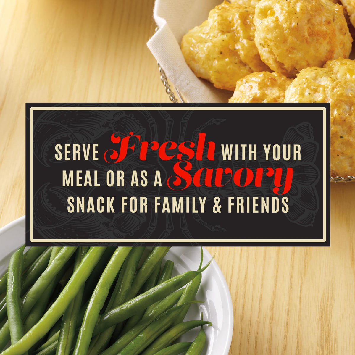 Red Lobster Cheddar Bay Biscuits pair perfectly as a quick dinner side.